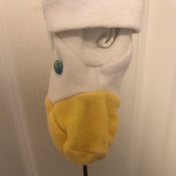 Absolutely Adorable Duckie Printw/Detachable Duckhead Booties 9 mo VGUC - Picture 8 of 11